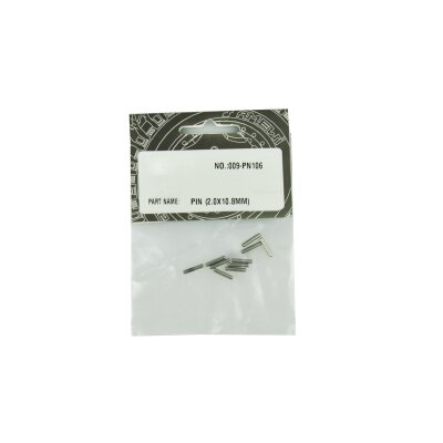 PN106 Pin 2,0x10,8mm, 10 Stück EVO-X 6000