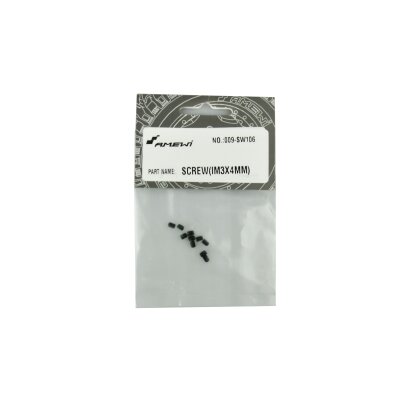 SW106 Madenschraube M3x4mm 10 Stück, EVO-X 6000