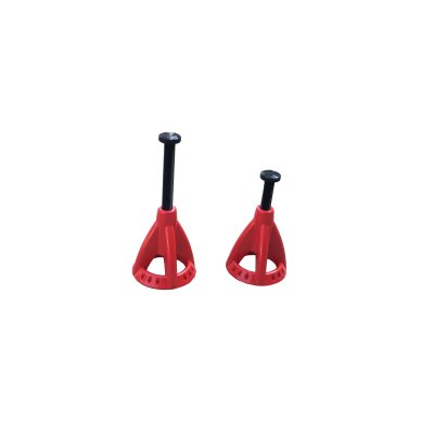 Unterstellbock,  Rot, Stahl