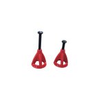 Unterstellbock,  Rot, Stahl