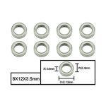 8x12x3.5mm Ball bearings Apache/Surpass Wild