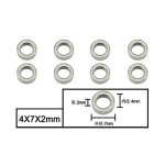 4x7x2mm Ball bearings Apache/Surpass Wild