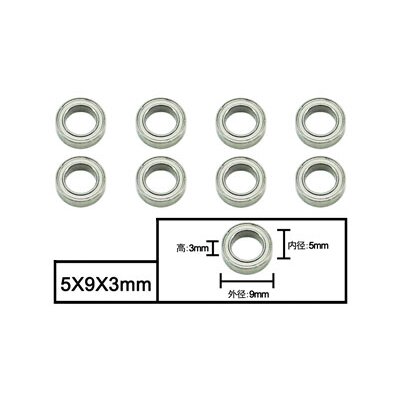 5x9x3mm Ball bearings Apache/Surpass Wild