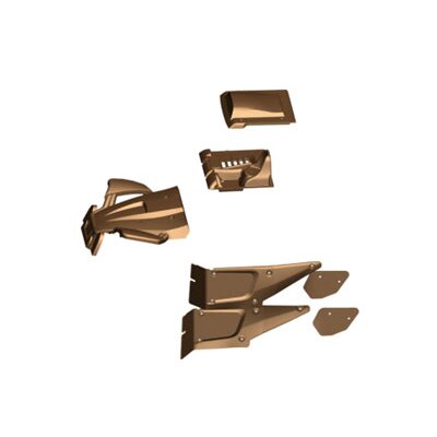 Red car shell components Sandstorm