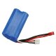7,4V 700 mAh Li-Ion Battery Blue Barracuda