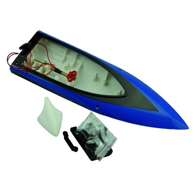 Rumpf + Batteriehalterung Blue Barracuda