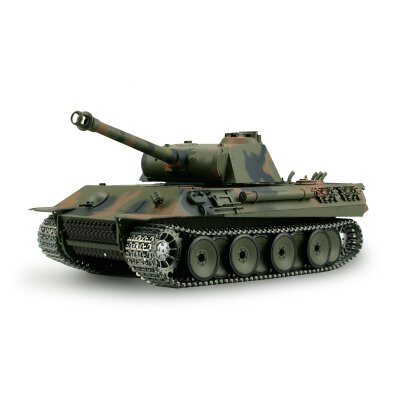 Panzer Panther, Rauch & Sound 1:16, Metallketten, Metallgetriebe, 2,4GHz