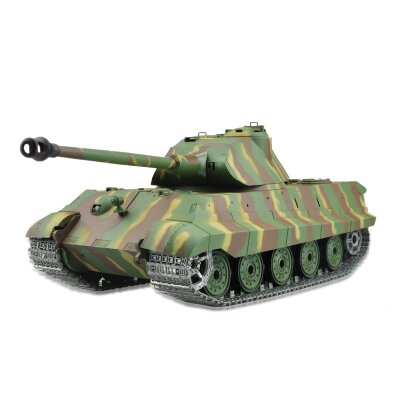 Panzer Königstiger Porscheturm Rauch & Sound, 1:16 Metallgetriebe & -Ketten 2,4G