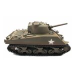 Panzer M4A3 Sherman Metall Army green, 1:16, True Sound, 2,4GHz