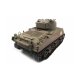 Panzer M4A3 Sherman Metall Army green, 1:16, True Sound, 2,4GHz