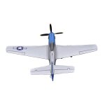 P-51D Mustang blue PNP 4 Kanal SW 75 cm