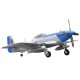 P-51D Mustang blue PNP 4 Kanal SW 75 cm