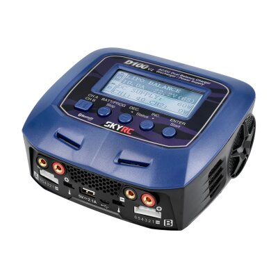 SkyRC D100 V2 AC/DC Ladegerät LiPo 1-6s 10A 100W