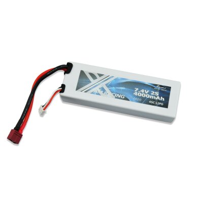 LiPo Akku 2S 7,4V 4000mAh 45C Hardcase, DEANS