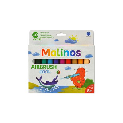 Malinos Airbrush Cool 10er Pustestifte