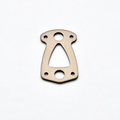 Mitteldifferential Befestigungsplatte Alum.