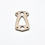 Mitteldifferential Befestigungsplatte Alum.