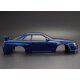Nissan Skyline R34 Karosserie Metallic Blau 195mm RTU