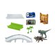 Magic Traxx Dino-Park mit Brücke 373-teilig,Mega Set