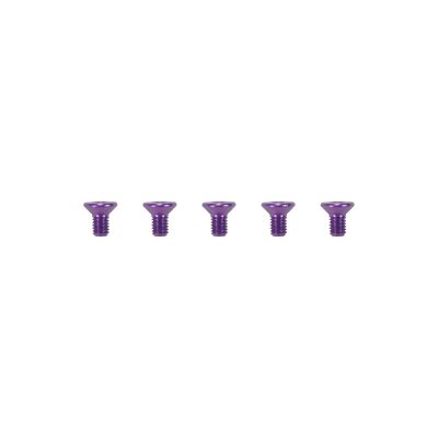 Alu Screw allen countersunk M3x6 Purple (7075) (5)