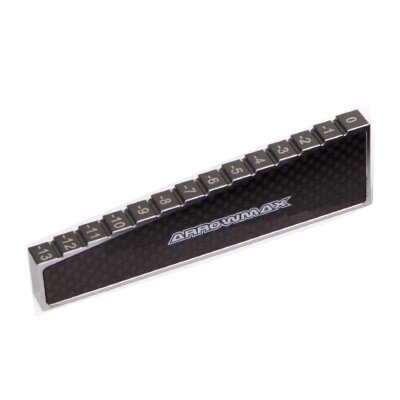 CHASSIS DROOP GAUGE -3 TO 10 MM FOR 1/8, 1/10 CARS (20MM)