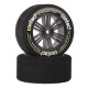 CONTACT Nitro 1:10 Carbon-Felge 35° vorn 26mm Moosgummi