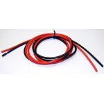 14Gauge Superflex Kabel rot&schwarz 3ft