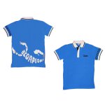 Scorpion Polo Shirt (Blue-M)