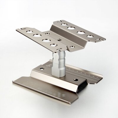 Auto Montagestand hoch 1/10 drehbar titan eloxiert