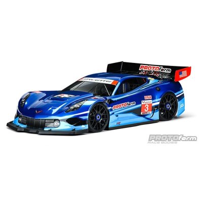 PROTOform Chevrolet Corvette C7.R Karo klar 1:8 GT (kurzer Radstand)