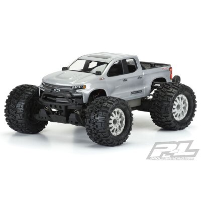 Pro-Line 2019 Chevy Silverado Z71 Trail Boss Karo klar für PRO-MT 4x4 & Stampede 4x4