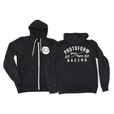 Protoform Bona schwarz Zip-Up Hoodie