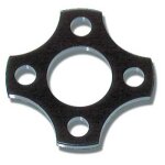 Getrieberad Halteplatte Schwarz