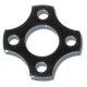 Getrieberad Halteplatte Schwarz