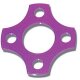 Getrieberad Halteplatte Purple