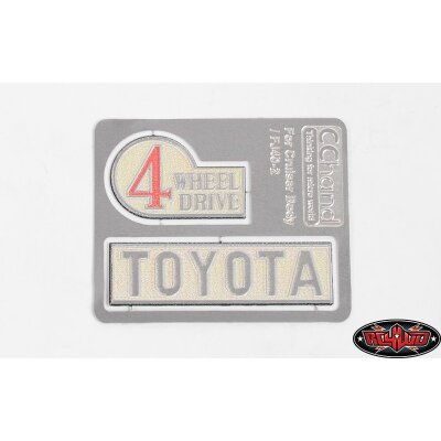 Rear Metal Emblems for RC4WD Cruiser Body