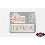Rear Metal Emblems for RC4WD Cruiser Body