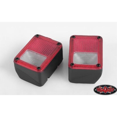 SLVR Colored Functional Rear Taillight f Axial SCX10 JeepWr