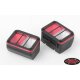 Colored Functional Rear Taillight w/Grid Frame for Axial SCX