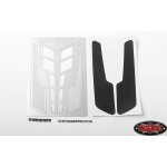 Metal Hood Vents for Axial SCX10 XJ (Silver Style A)