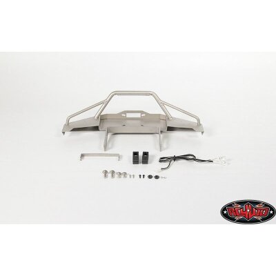 Solid Front Bumper for Axial SCX10 II XJ (Silver)