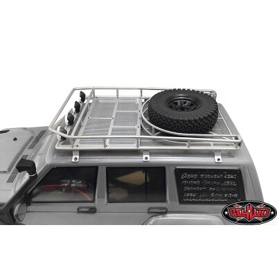 Krabs Roof Rack w/Spare Tire Mount for Axial SCX10 II XJ (Si