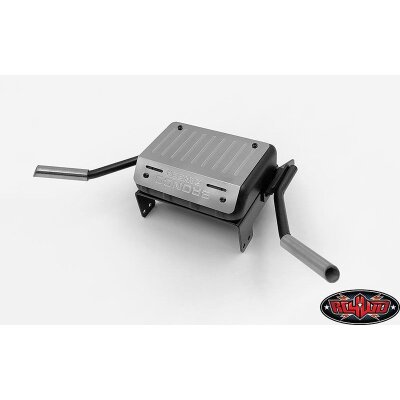 Fuel Tank W/Dual Exhaust for Traxxas TRX-4 79 Bronco Ranger