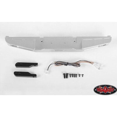 Front Winch Bumper W/LED Lights for Traxxas TRX-4 79 Bronco