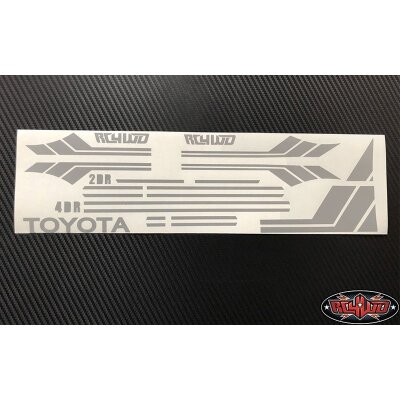 RC4WD Clean Stripes for Mojave II 2/4 Door Decal Sheet(Grey)