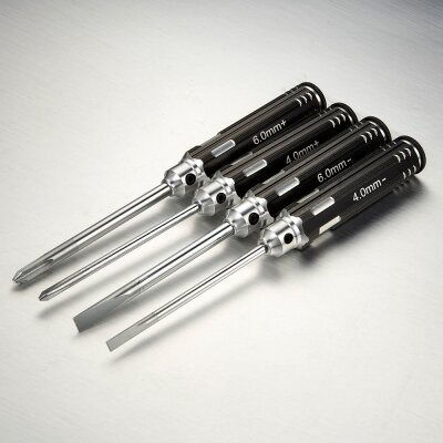 Schraubendreher Set Schlitz Kreuz PH 4mm / 6mm (2+2)