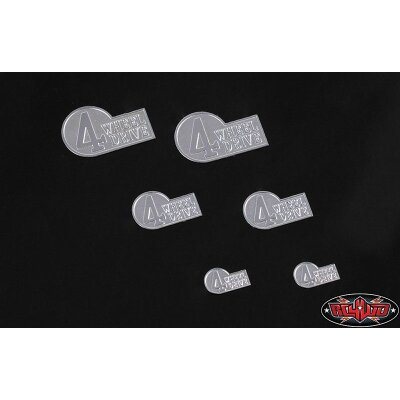 RC4WD 1/10 4 Wheel Drive Emblem Set