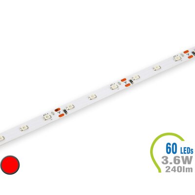 LED Stripe 60 LED/m 240 lm/m Rot
