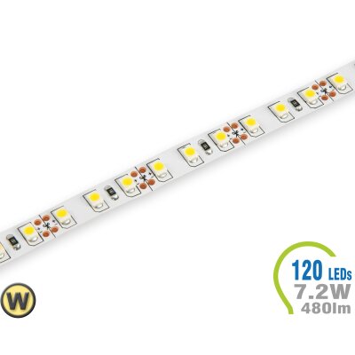 LED Stripe 120 LED/m 480 lm/m  Warmweiß