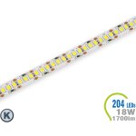 LED Stripe 204 LED/m 1700 lm/m  Kaltweiß